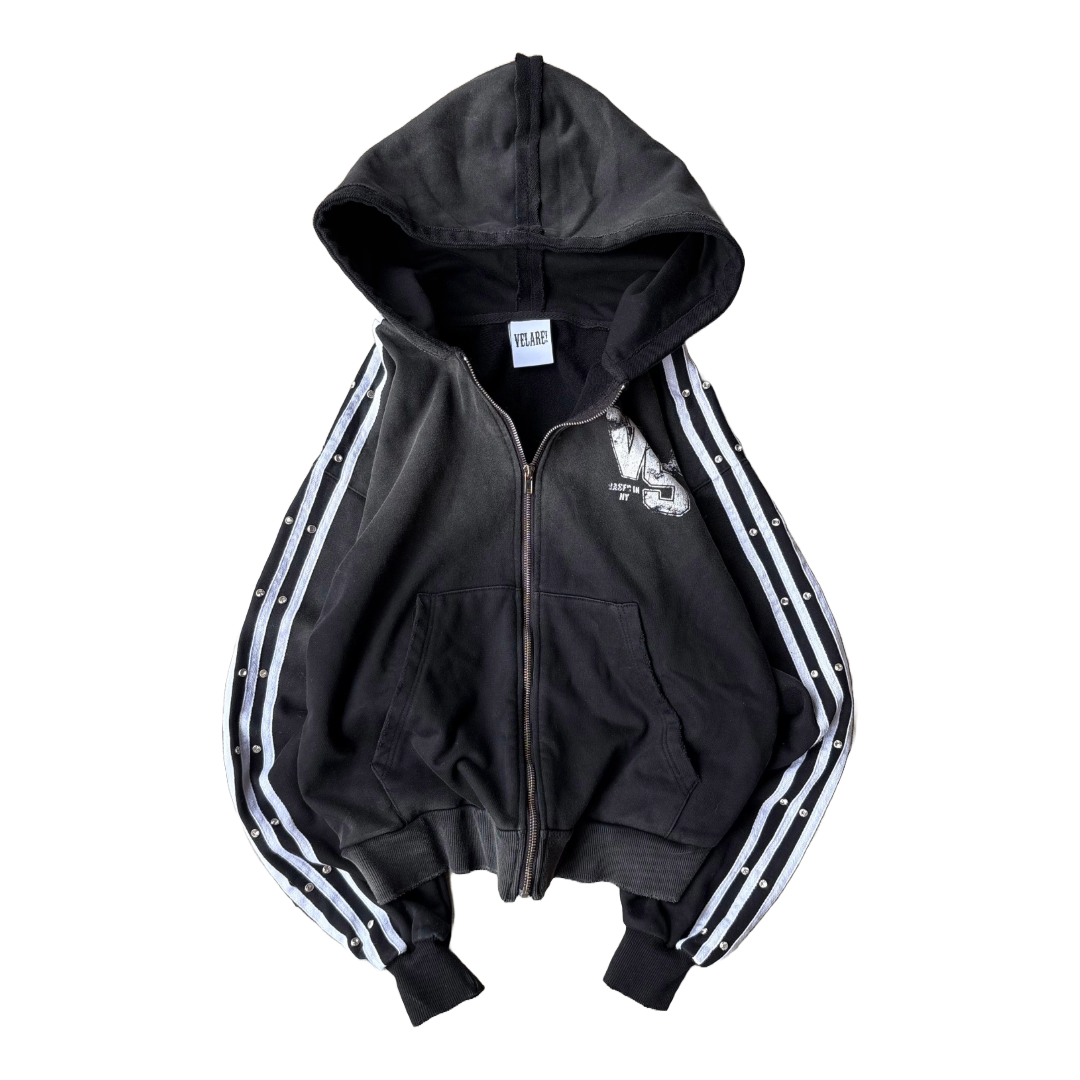 Gemstone Zip Black